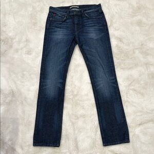 Joe's Jeans Blue Straight-Leg Denim with Faded Finish